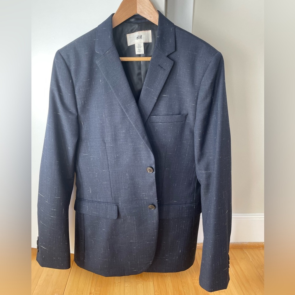 H&M Dark Blue Blazer